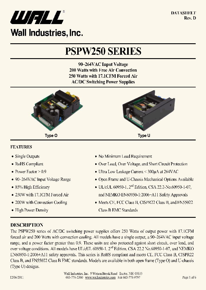 PSPW250_8358519.PDF Datasheet