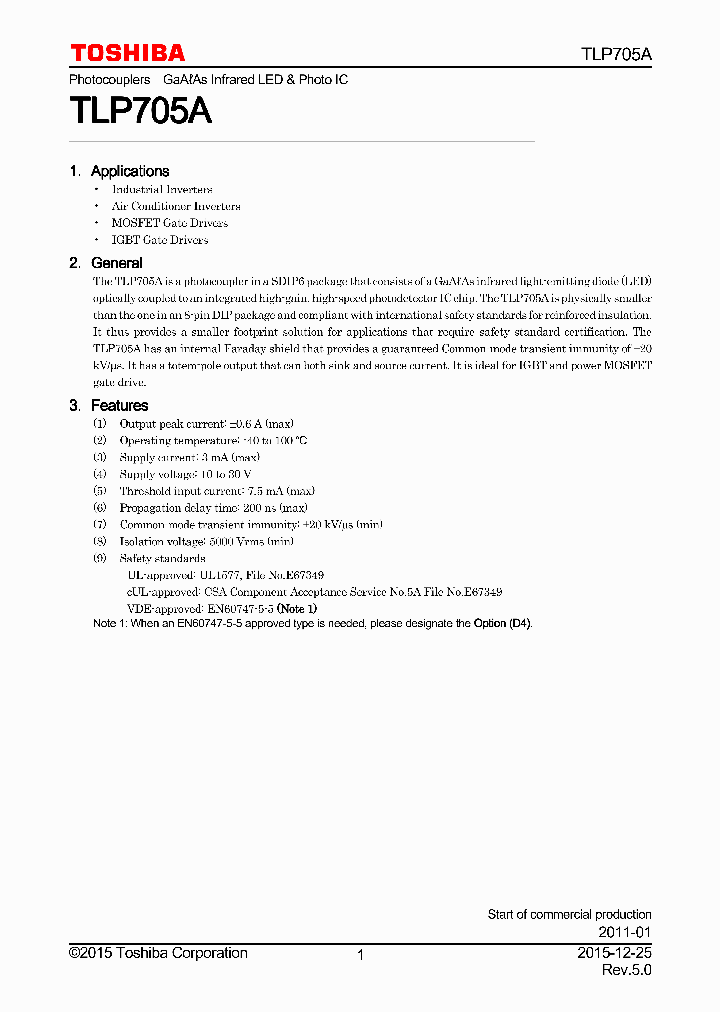 TLP705A_8358608.PDF Datasheet