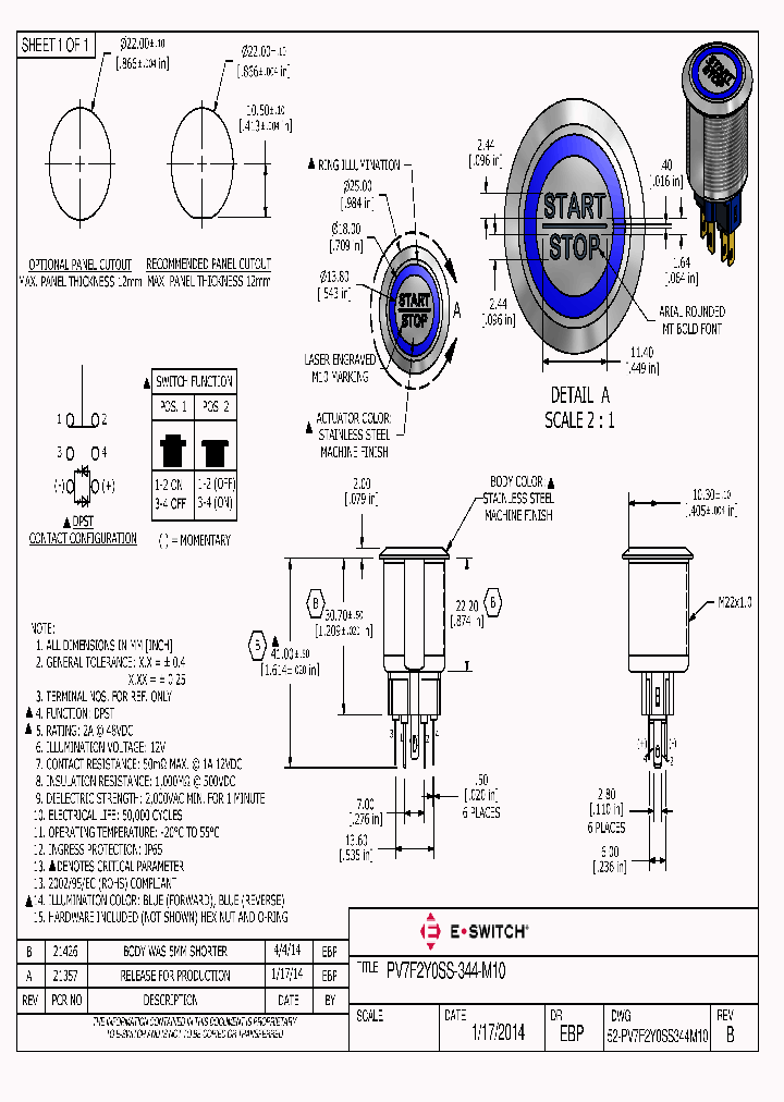 52-PV7F2Y0SS344M10_8359171.PDF Datasheet