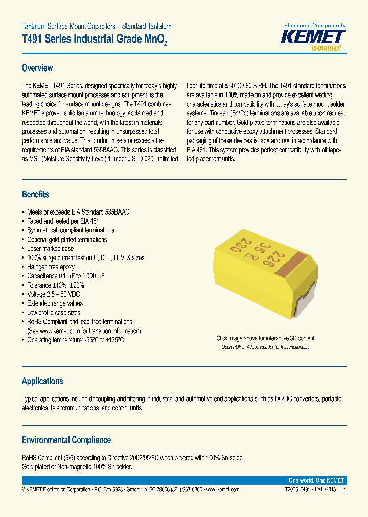 T491B226D004AT_8359374.PDF Datasheet