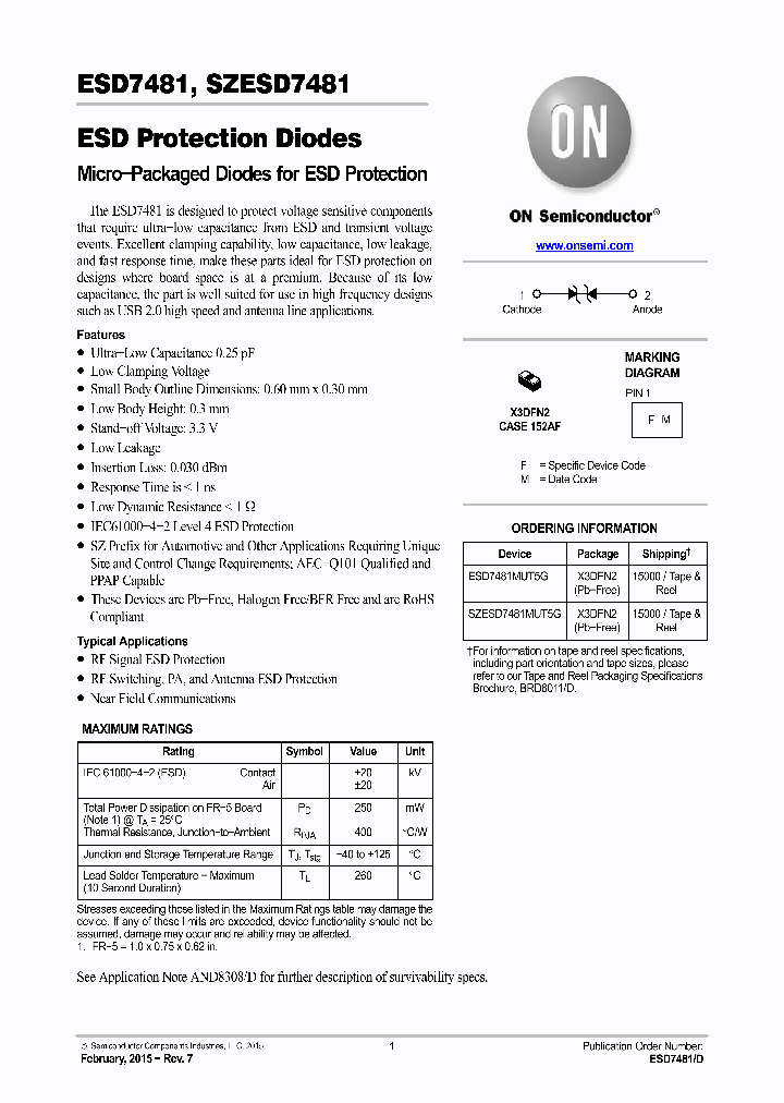 SZESD7481MUT5G_8359458.PDF Datasheet