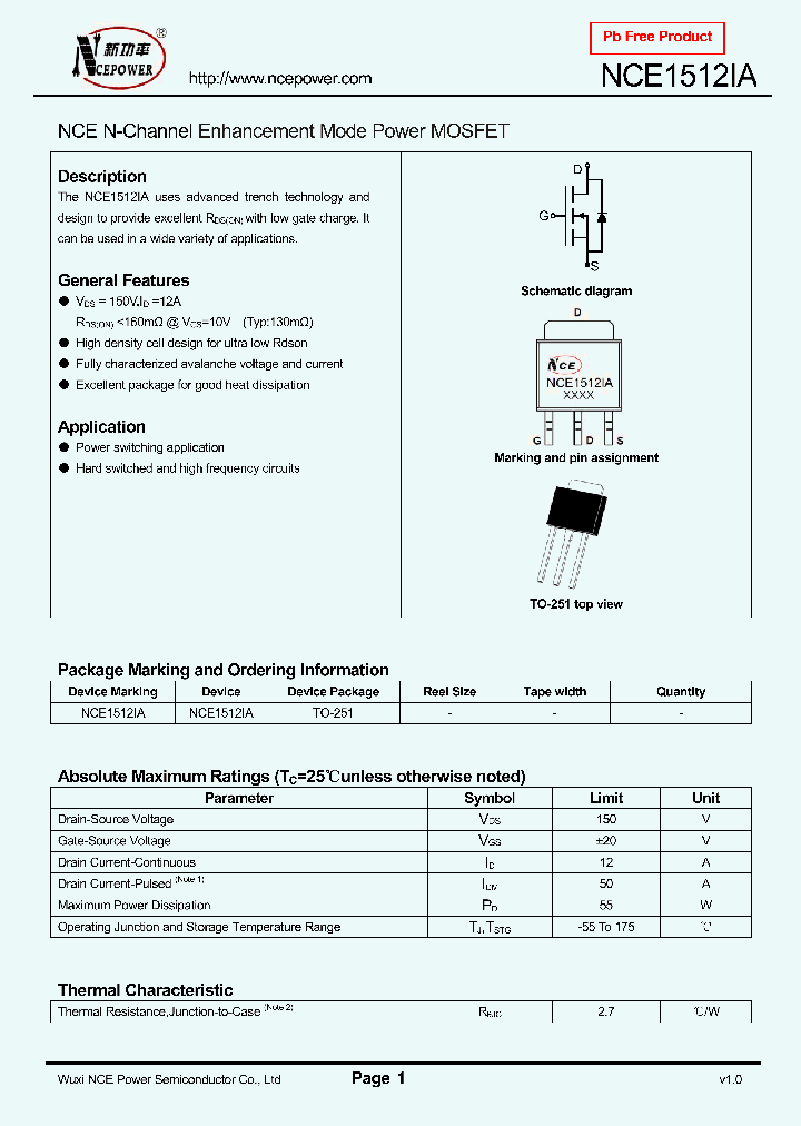 NCE1512IA_8360057.PDF Datasheet