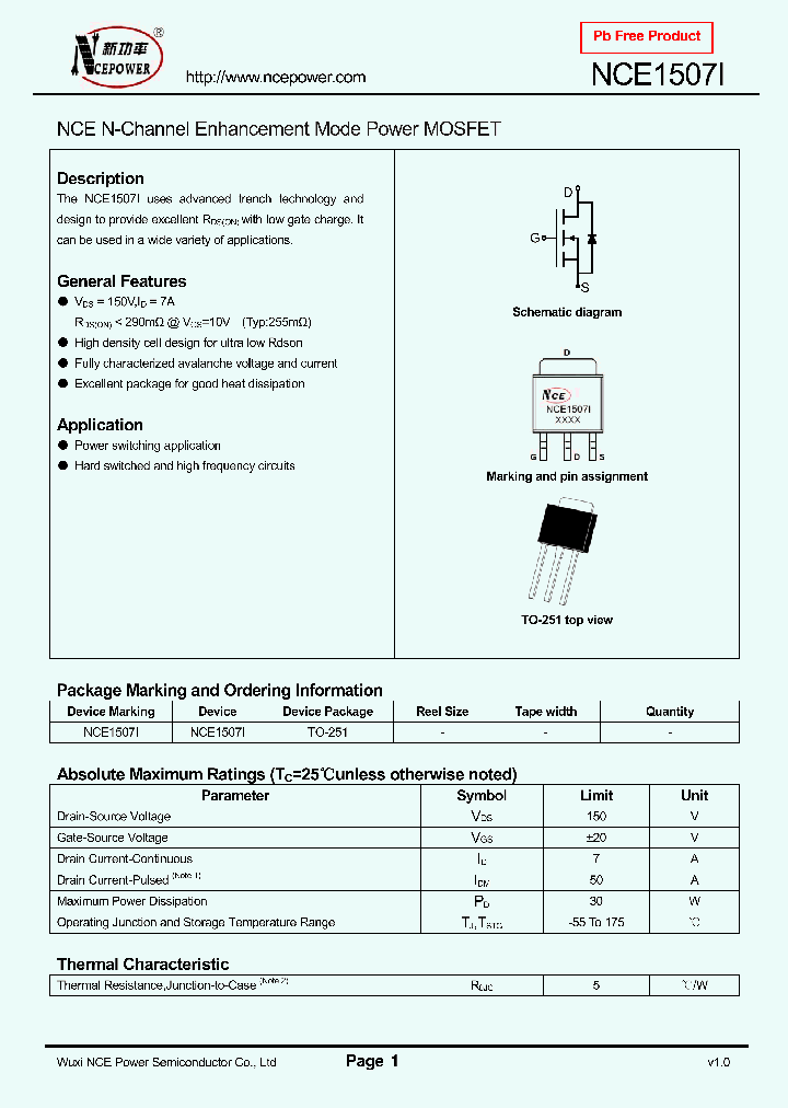 NCE1507I_8360054.PDF Datasheet