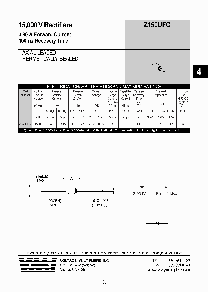 Z150UFG_8361050.PDF Datasheet