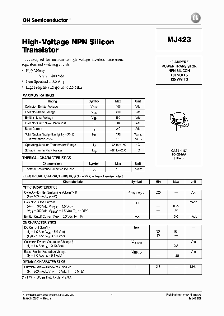 MJ423-D_8361157.PDF Datasheet