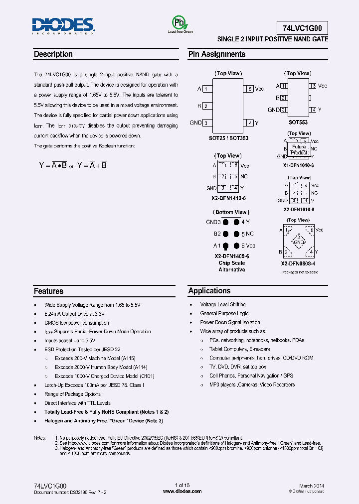74LVC1G00FS3-7_8361300.PDF Datasheet