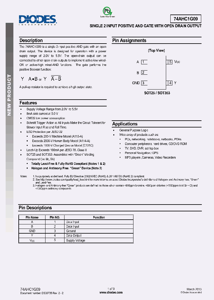 74AHC1G09SE-7_8362476.PDF Datasheet