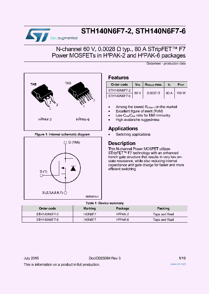 STH140N6F7-2_8362671.PDF Datasheet