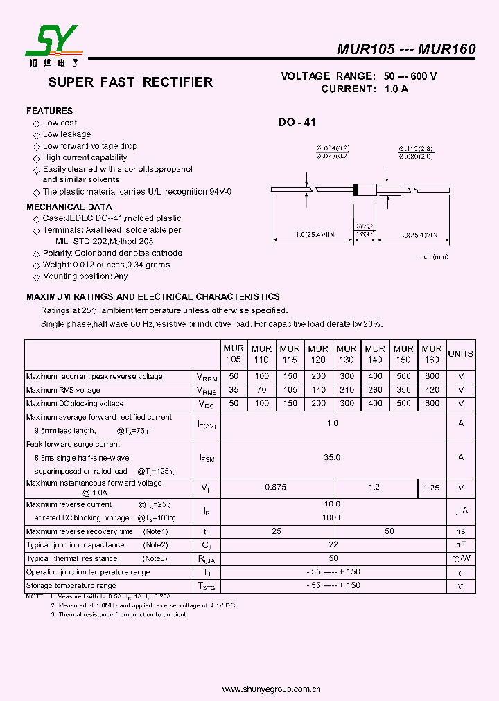 MUR150_8362758.PDF Datasheet