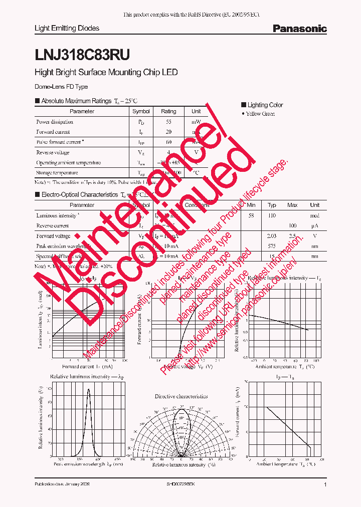LNJ318C83RU_8362930.PDF Datasheet