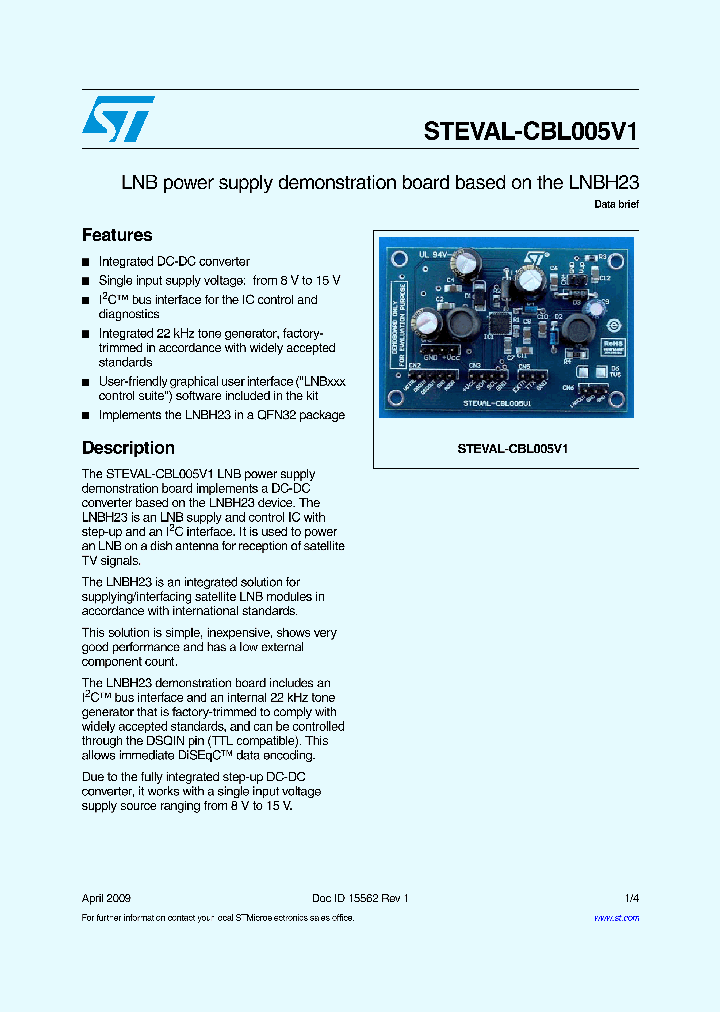 STEVAL-CBL005V1_8363915.PDF Datasheet