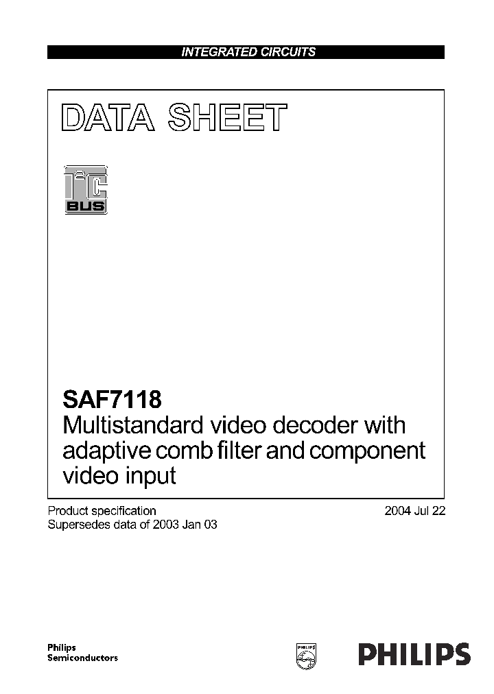 SAF7118HV1_8364189.PDF Datasheet