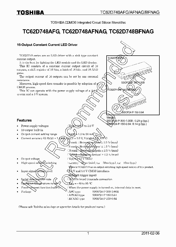 TC62D748AFNAG_8364485.PDF Datasheet