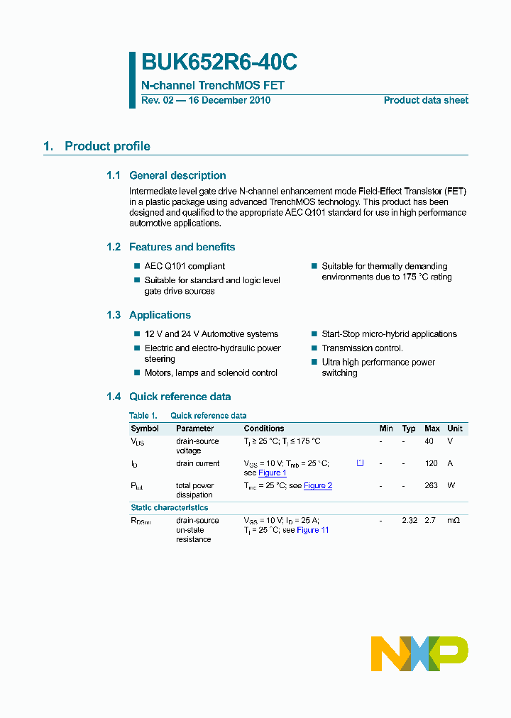 BUK652R6-40C_8365123.PDF Datasheet