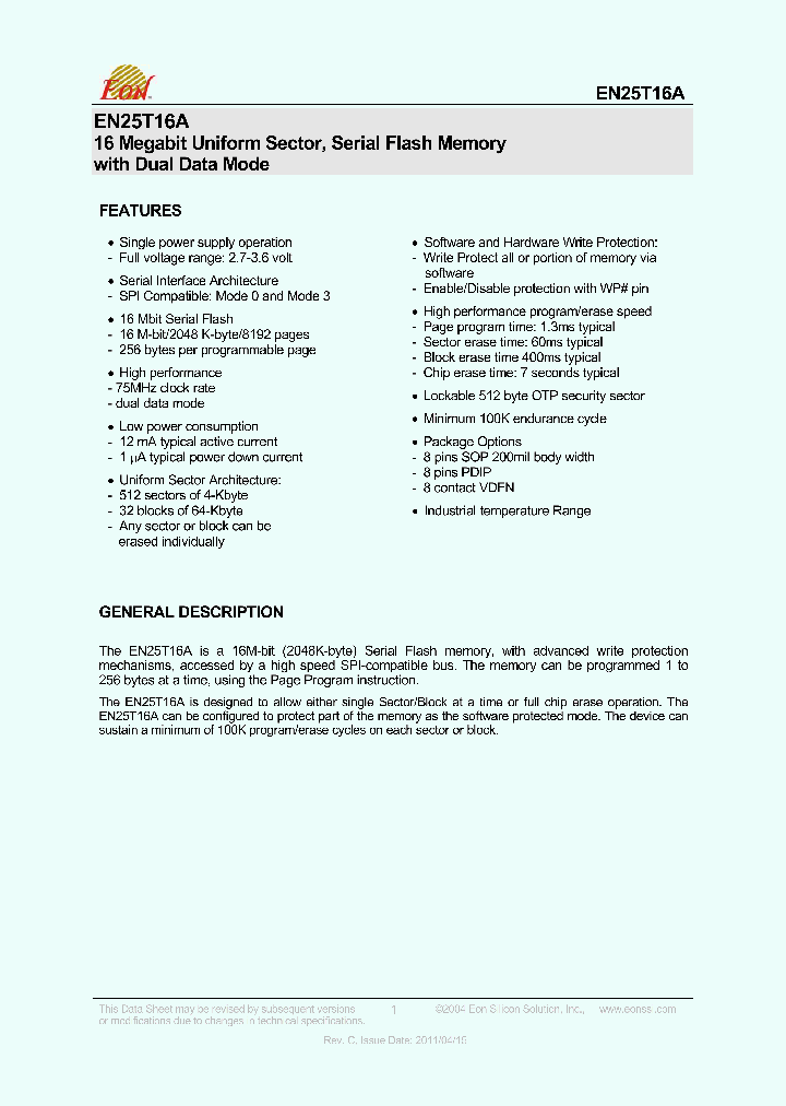 EN25T16A_8365718.PDF Datasheet