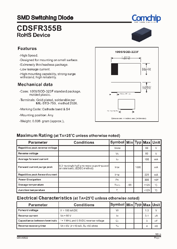 CDSFR355_8366271.PDF Datasheet