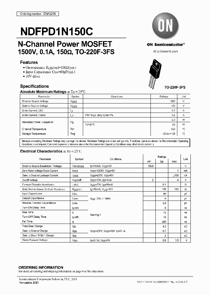 NDFPD1N150C_8366594.PDF Datasheet