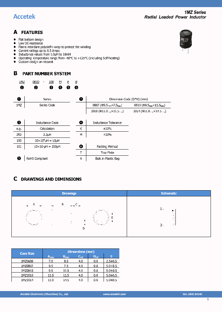 1MZ0807-100KF_8366915.PDF Datasheet