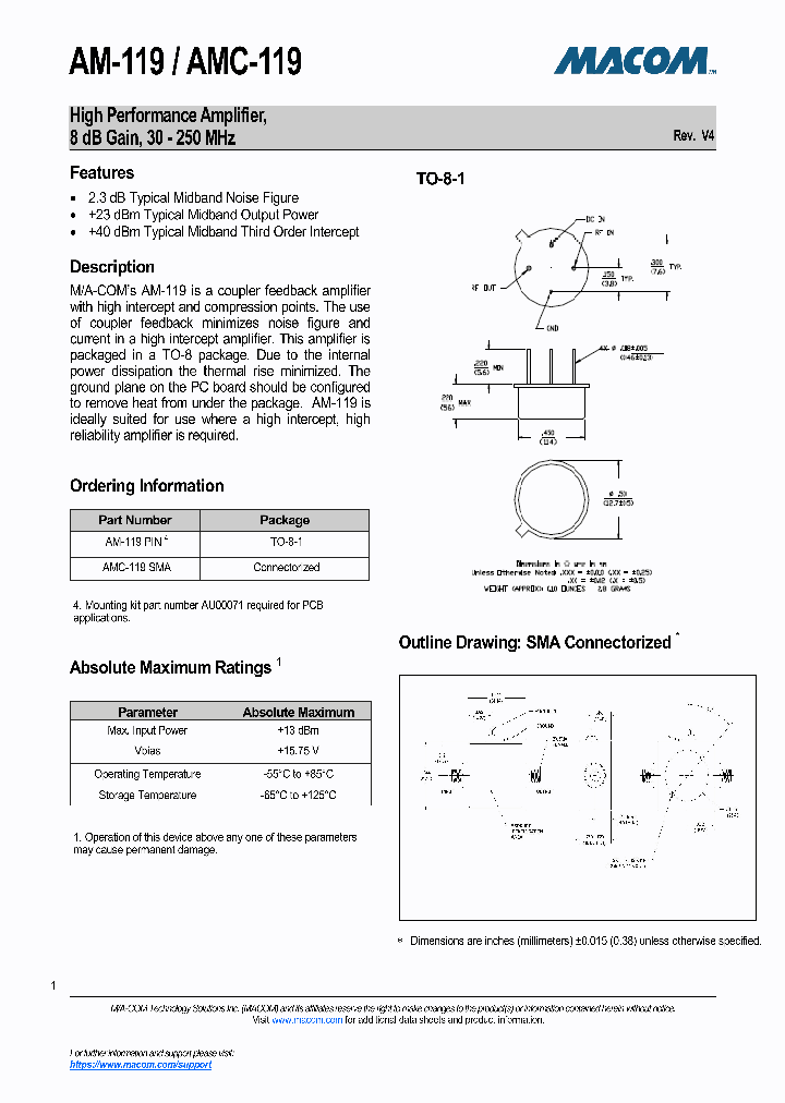 AMC-119_8367091.PDF Datasheet
