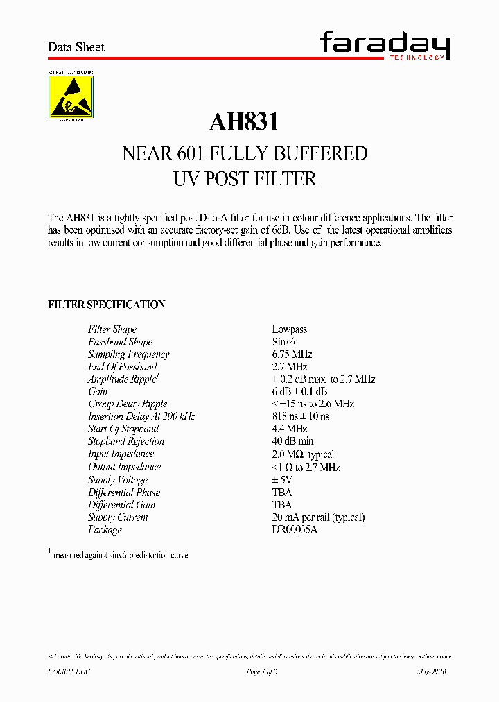 AH831_8367280.PDF Datasheet