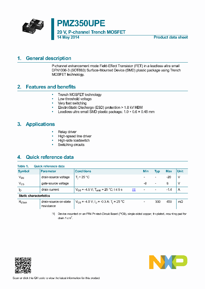 PMZ350UPE_8368121.PDF Datasheet