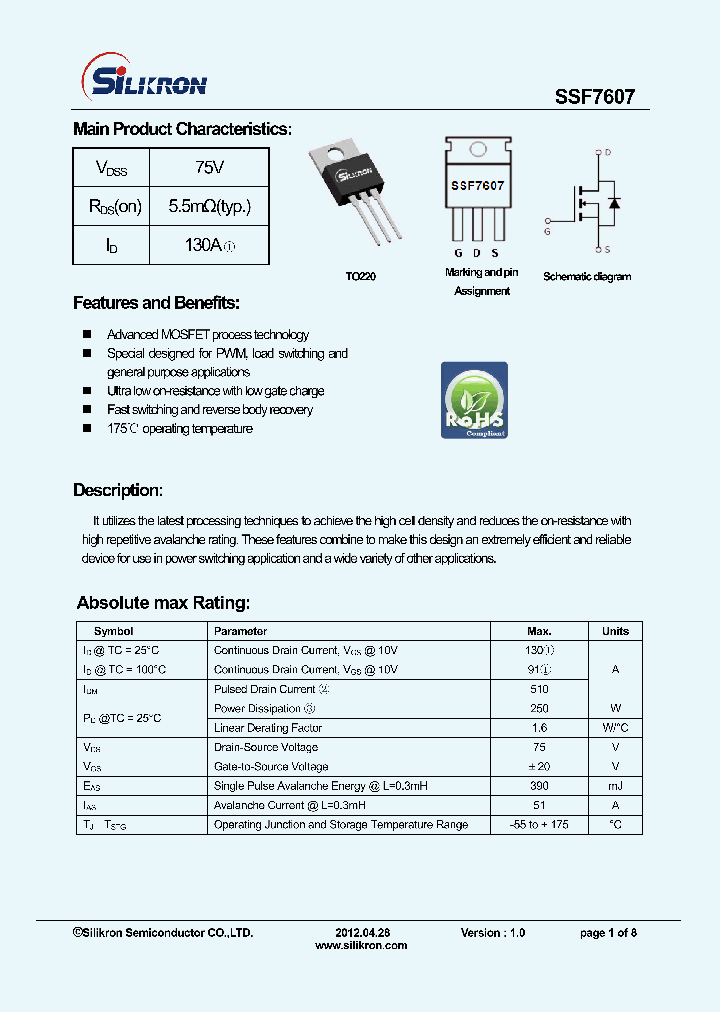 SSF7607_8368488.PDF Datasheet