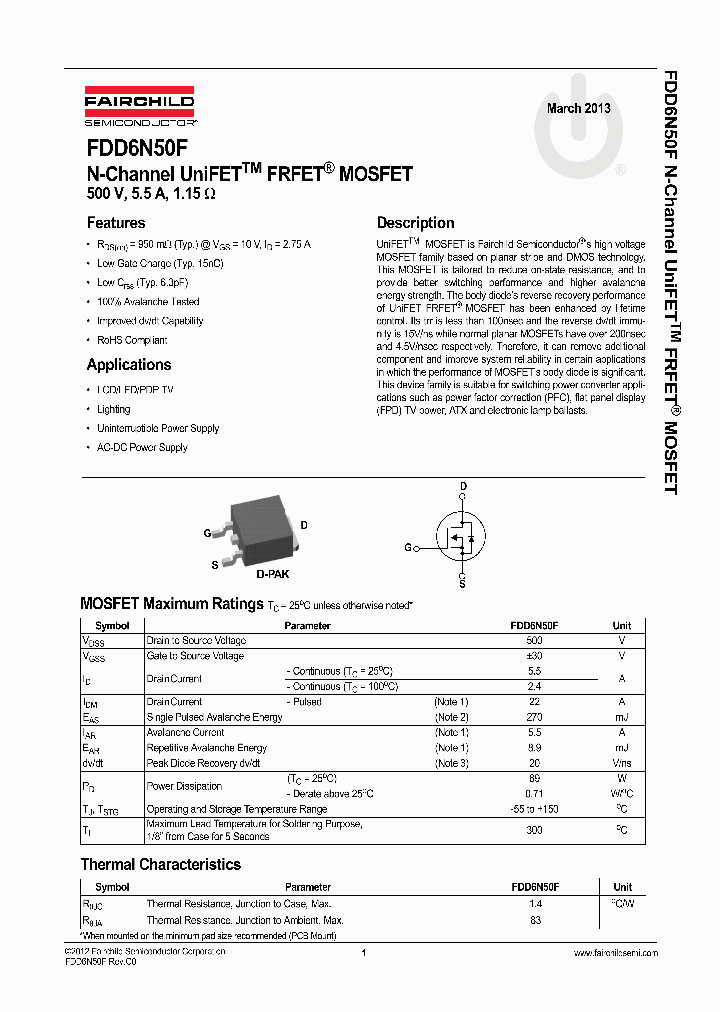 FDD6N50F_8368776.PDF Datasheet