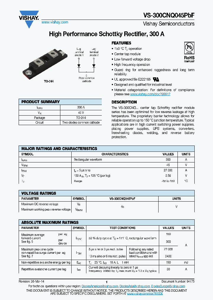 VS-300CNQ045PBF_8369103.PDF Datasheet