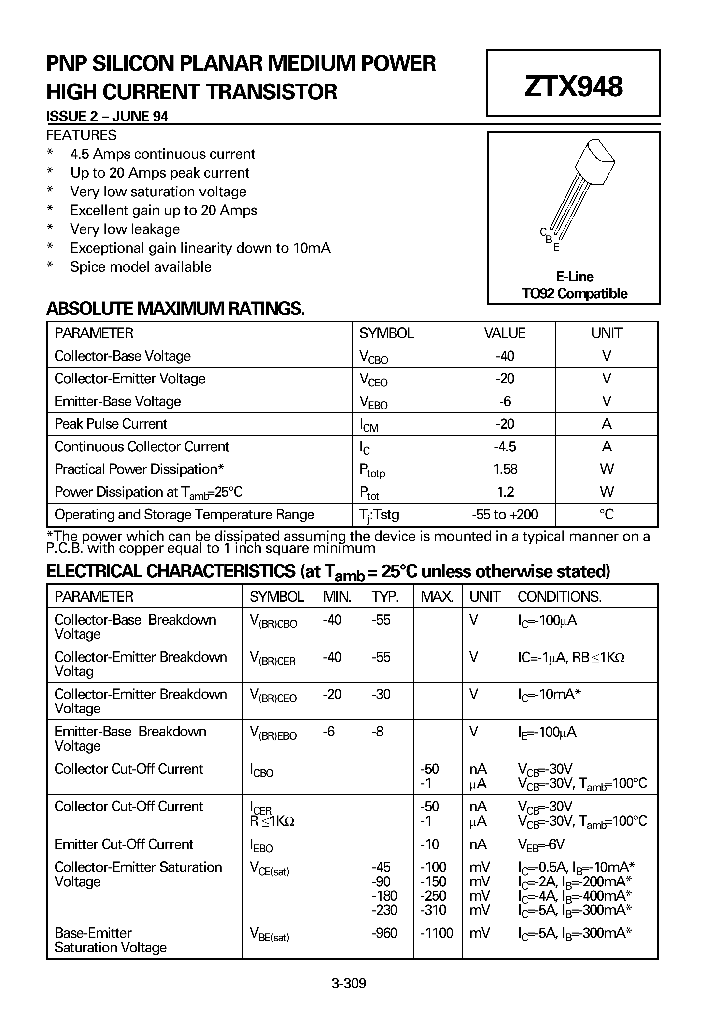 ZTX948_8368984.PDF Datasheet