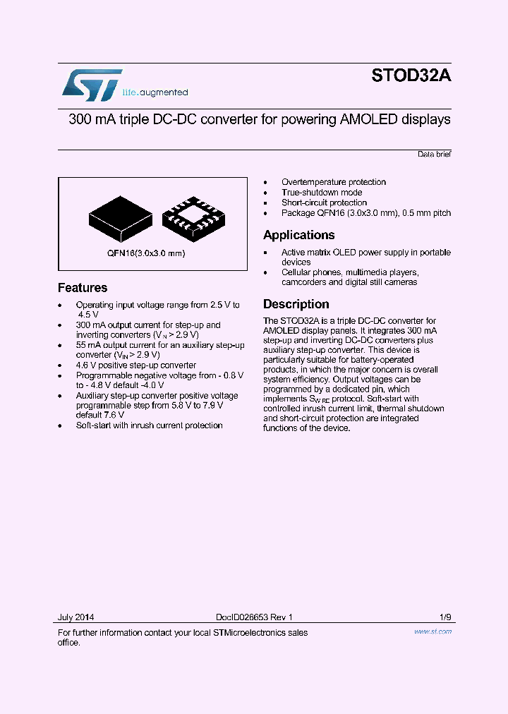 STOD32ATPQR_8369322.PDF Datasheet