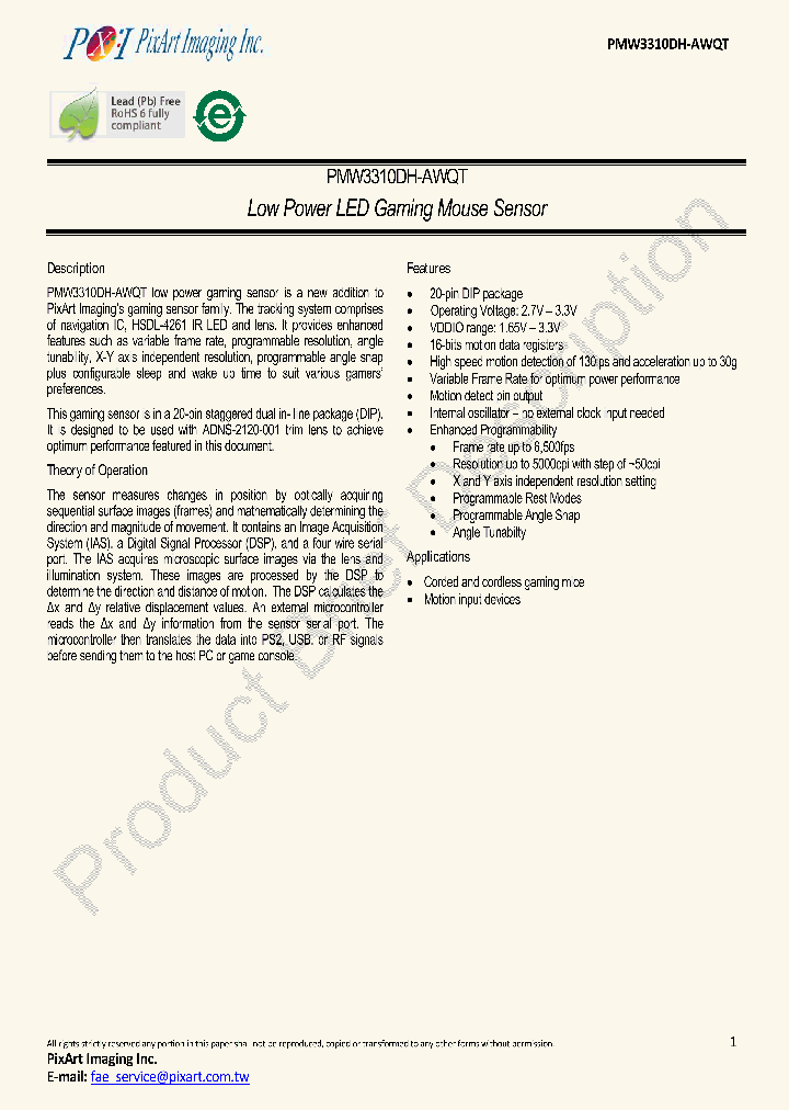 PMW3310DH_8369234.PDF Datasheet