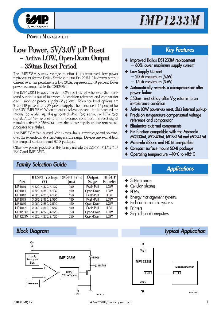 IMP1233MZ-5T_8369577.PDF Datasheet