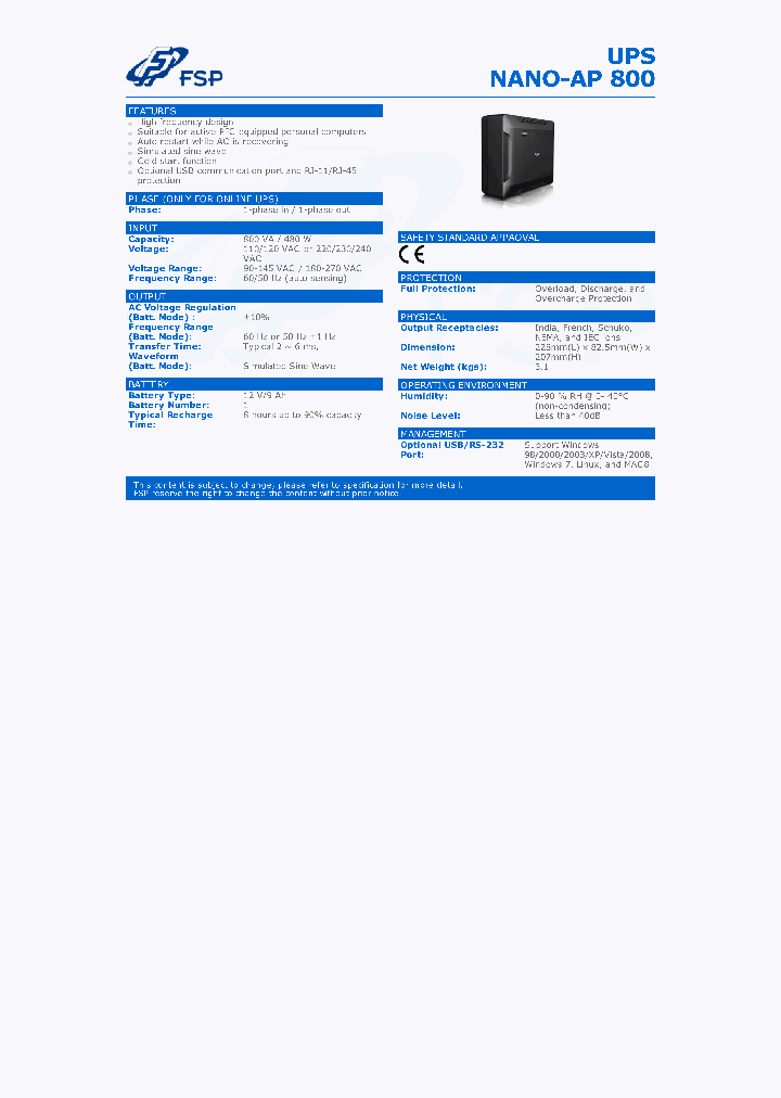 NANO-AP800_8369514.PDF Datasheet