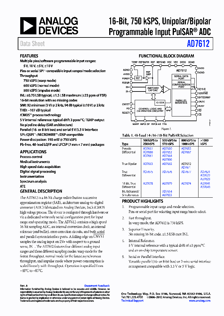 AD7612_8369782.PDF Datasheet