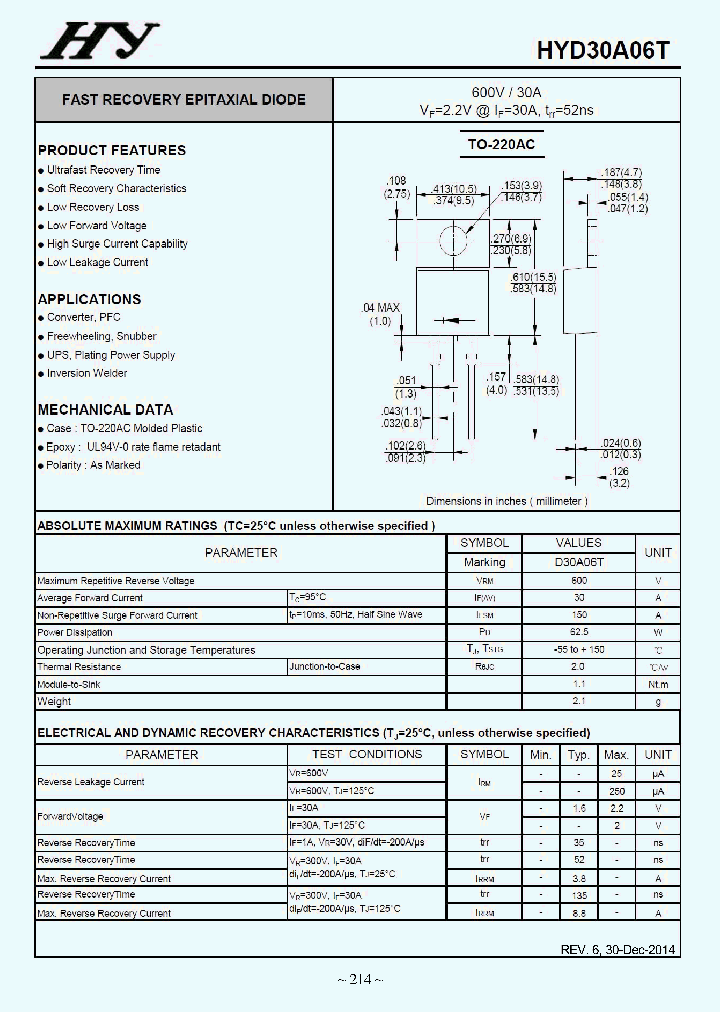 HYD30A06T_8369820.PDF Datasheet