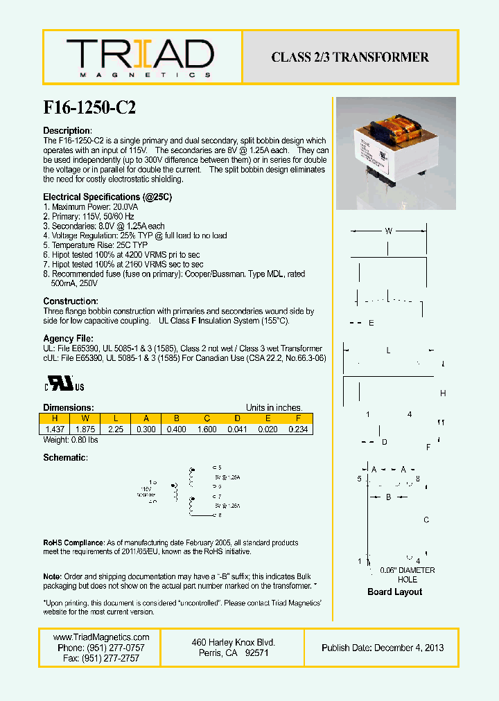 F16-1250-C2_8370090.PDF Datasheet