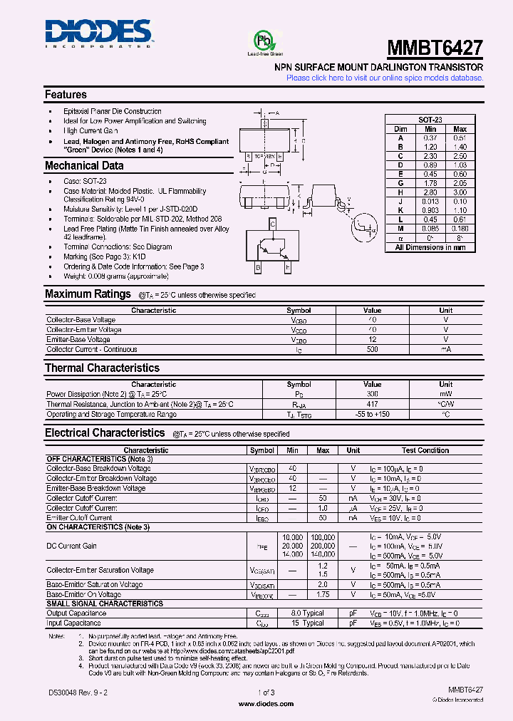 MMBT6427-15_8370404.PDF Datasheet