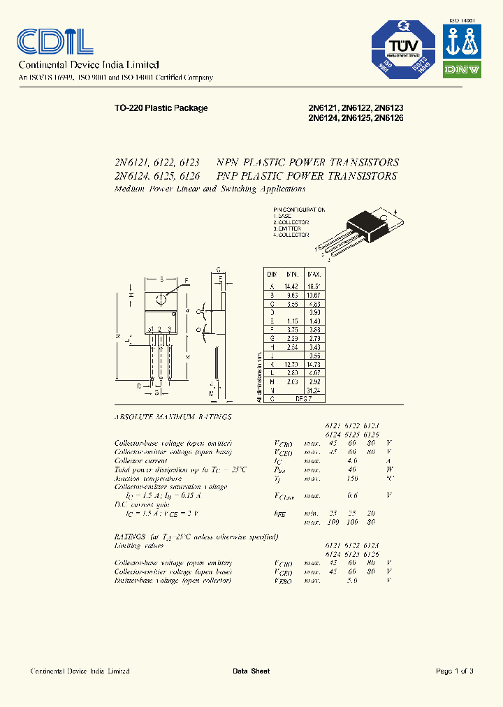 2N6121_8370656.PDF Datasheet