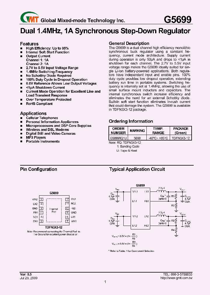 G5699_8370801.PDF Datasheet