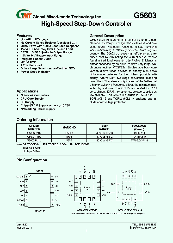 G5603_8370784.PDF Datasheet