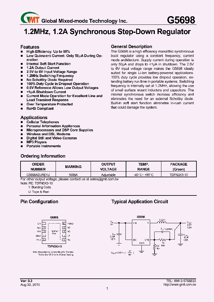 G5698_8370800.PDF Datasheet