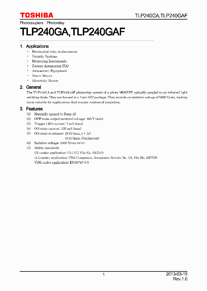TLP240GAF_8371088.PDF Datasheet