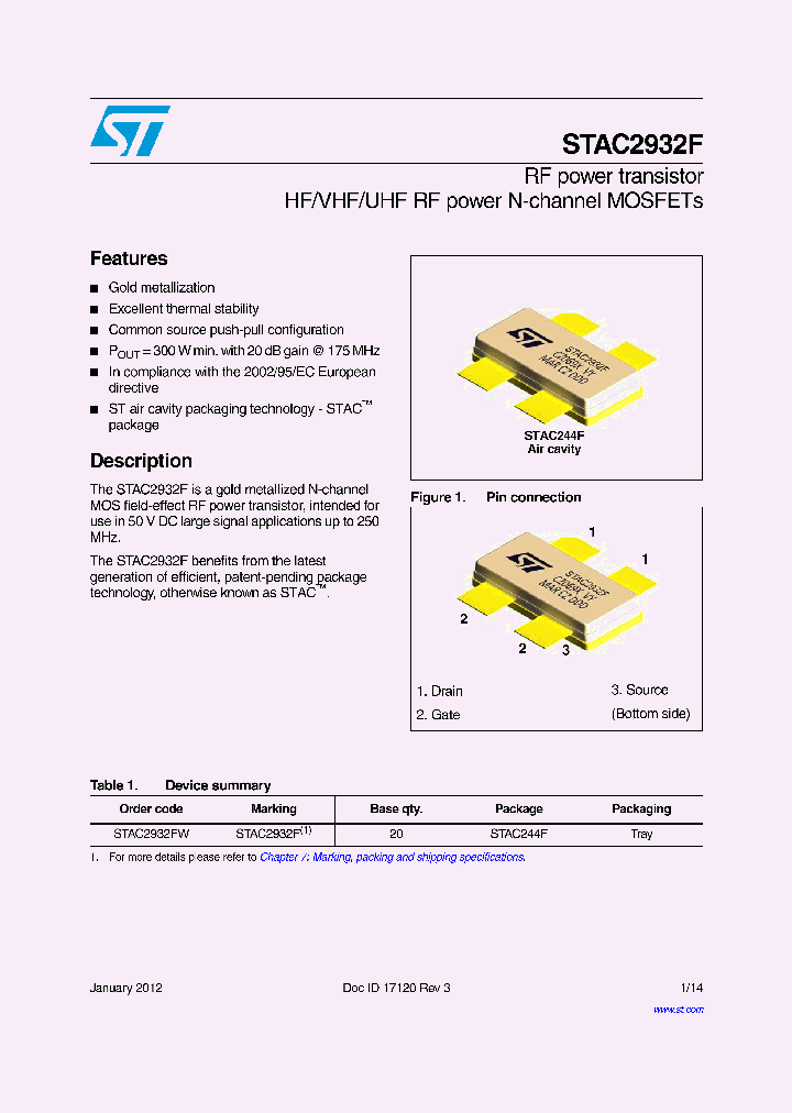 STAC2932FW_8371622.PDF Datasheet