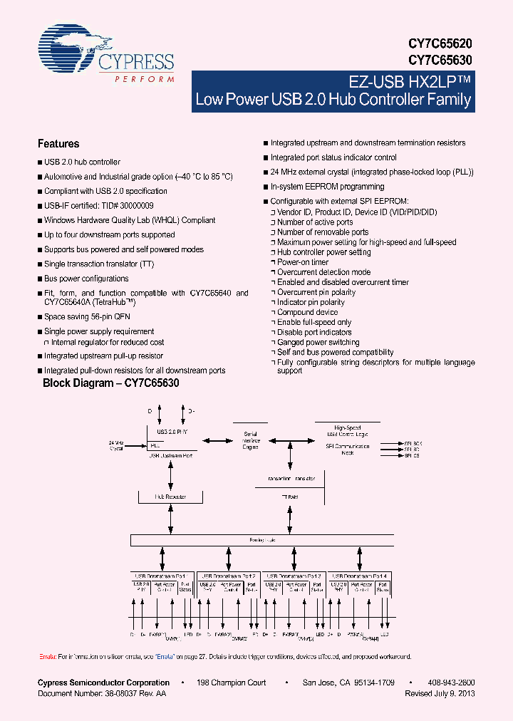 CY7C65620-56LTXC_8372571.PDF Datasheet
