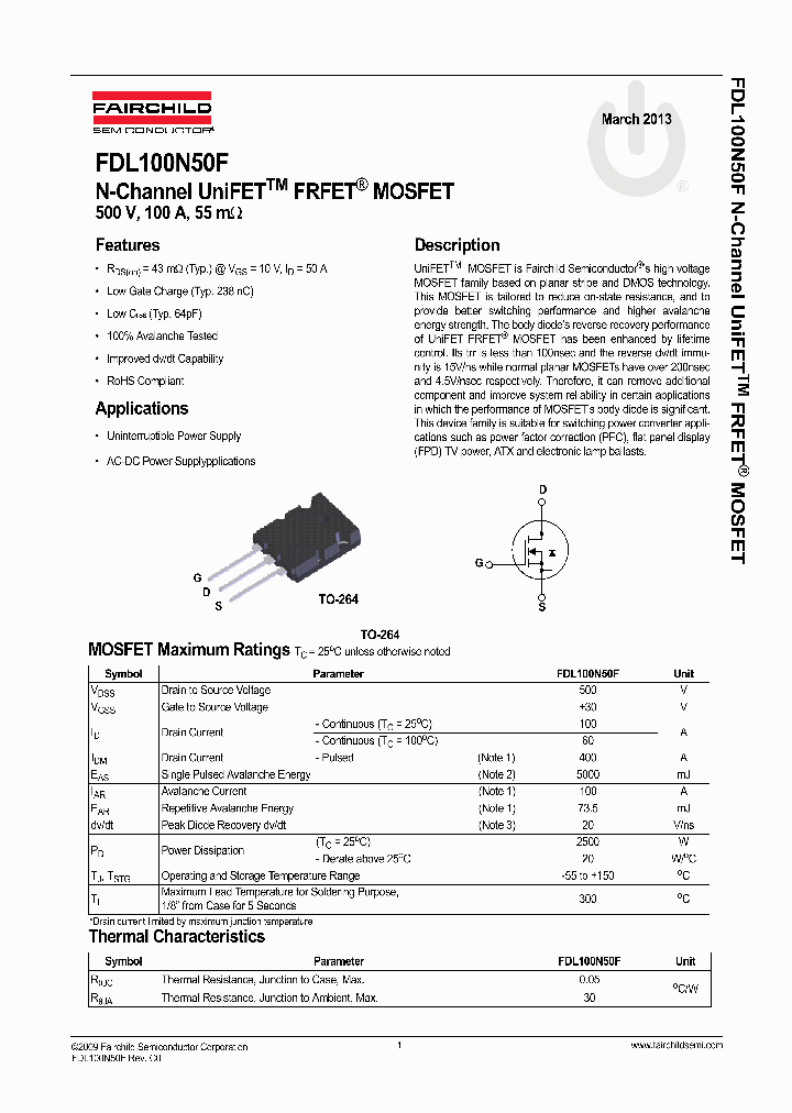 FDL100N50F_8372607.PDF Datasheet