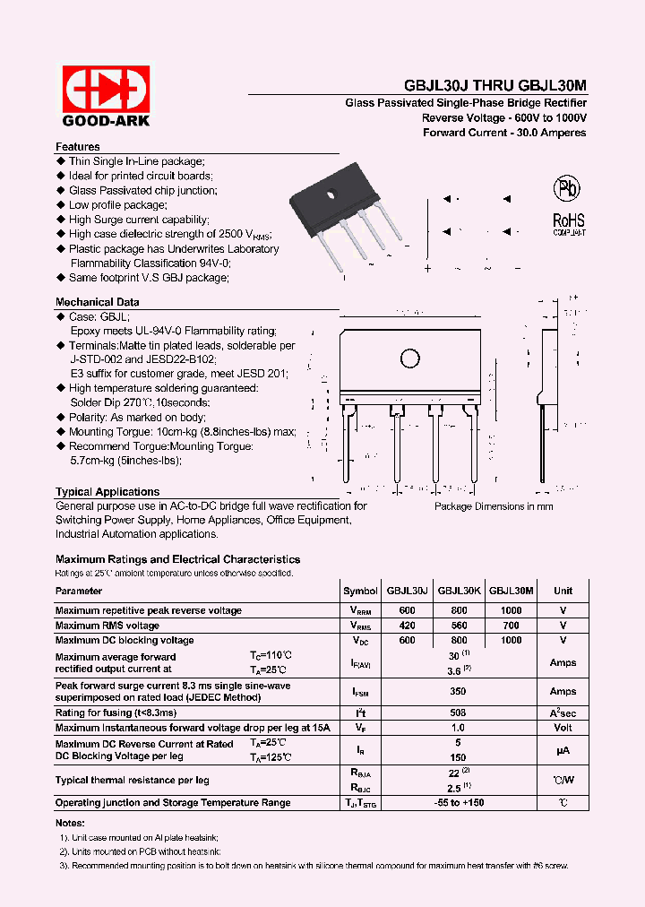 GBJL30J-15_8372796.PDF Datasheet