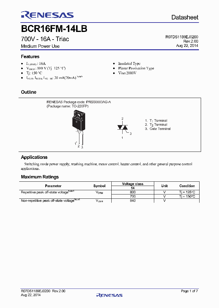 BCR16FM-14LB-15_8373129.PDF Datasheet