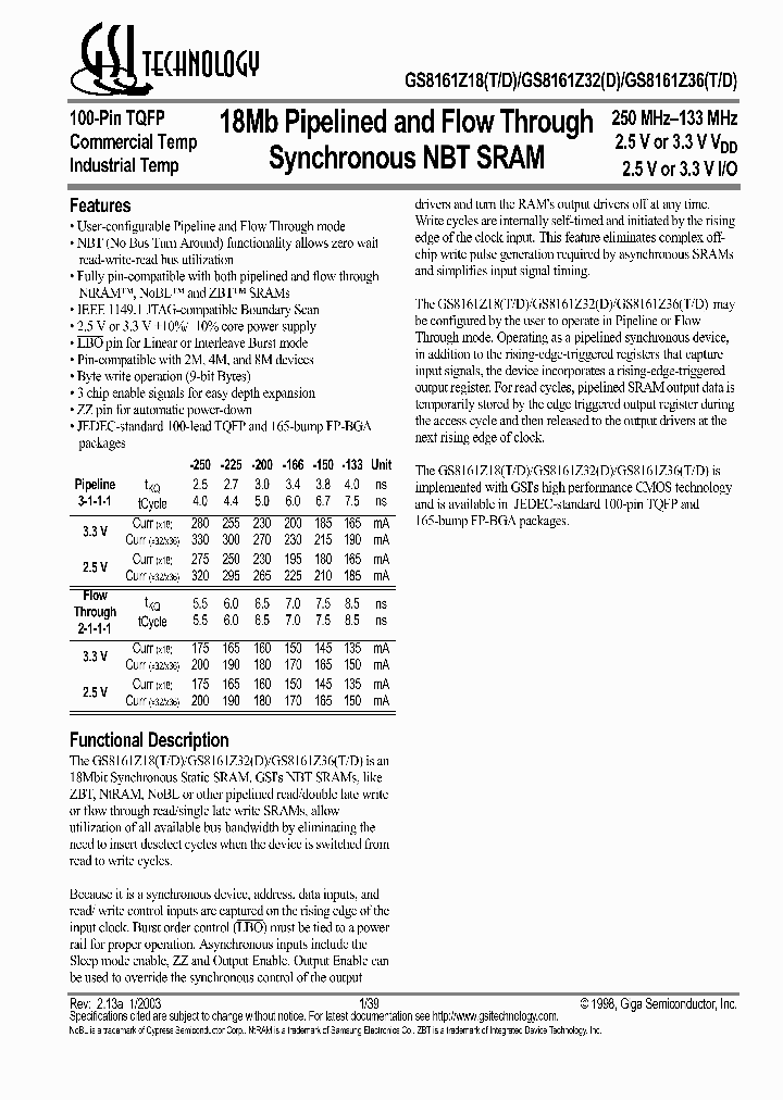 GS8161Z32D-200I_8373201.PDF Datasheet