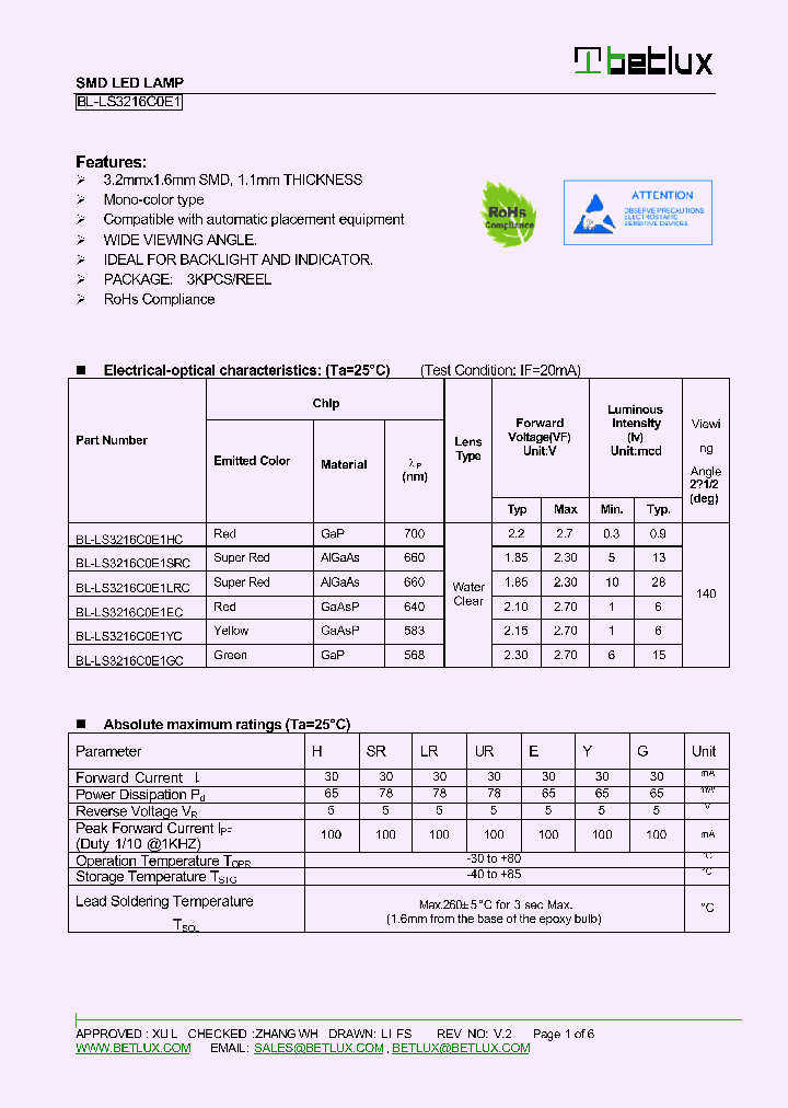 BL-LS3216C0E1_8373332.PDF Datasheet