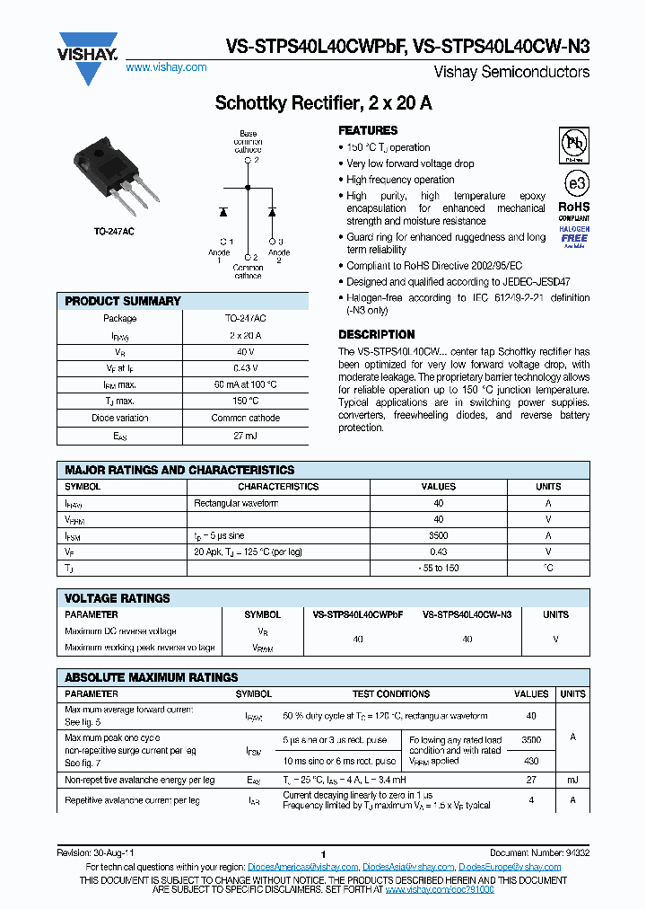 VS-STPS40L40CW-N3_8373477.PDF Datasheet